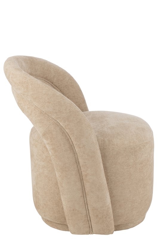 Sillón J-Line Accent - textil - beige