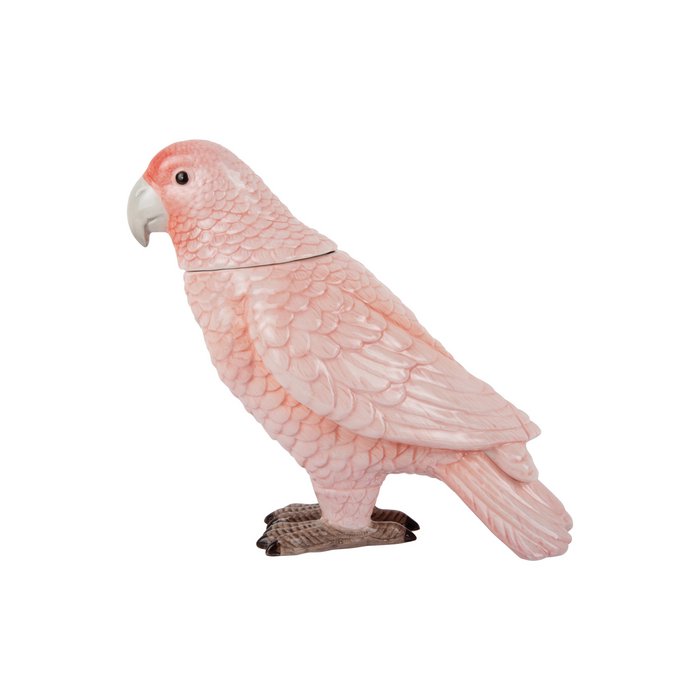 Tarro de almacenamiento pájaro naranja