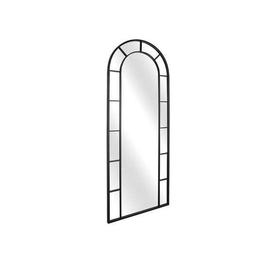 ESPEJO METAL NEGRO ARCO
