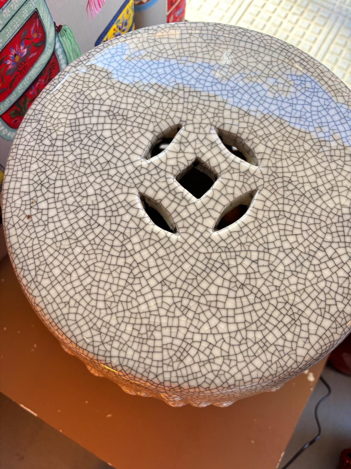 Mesa, taburete de Porcelana