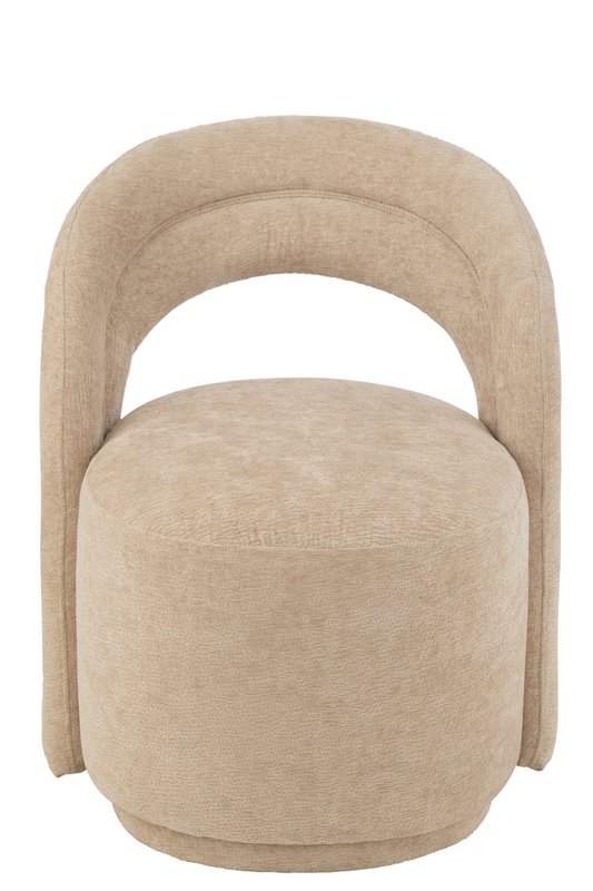 Sillón J-Line Accent - textil - beige