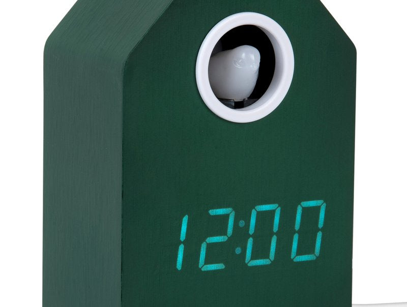Despertador Cuco LED Verde
