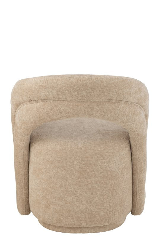 Sillón J-Line Accent - textil - beige