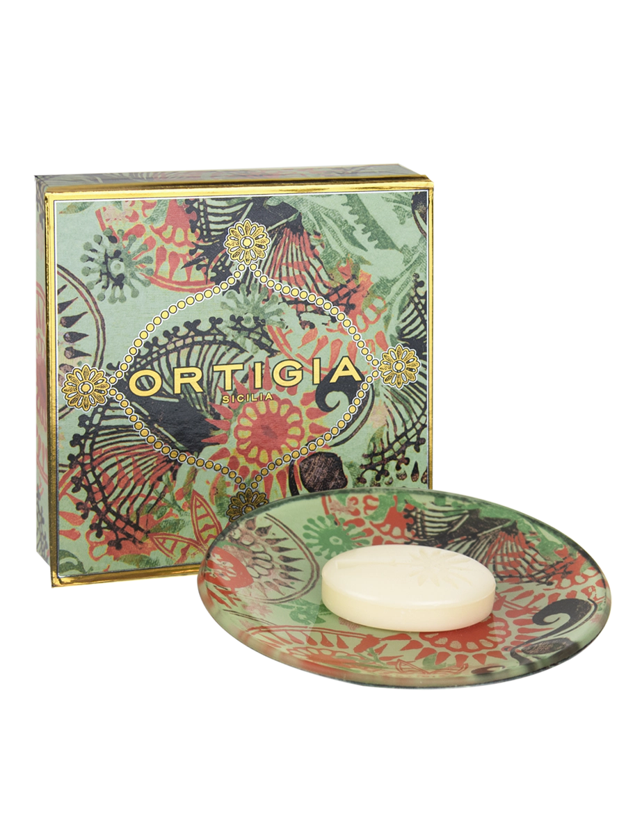 Fico d'India Glass Plate & Soap