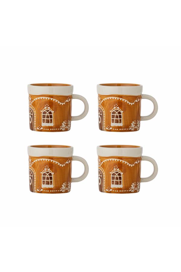 Taza Gina, marrón, gres
