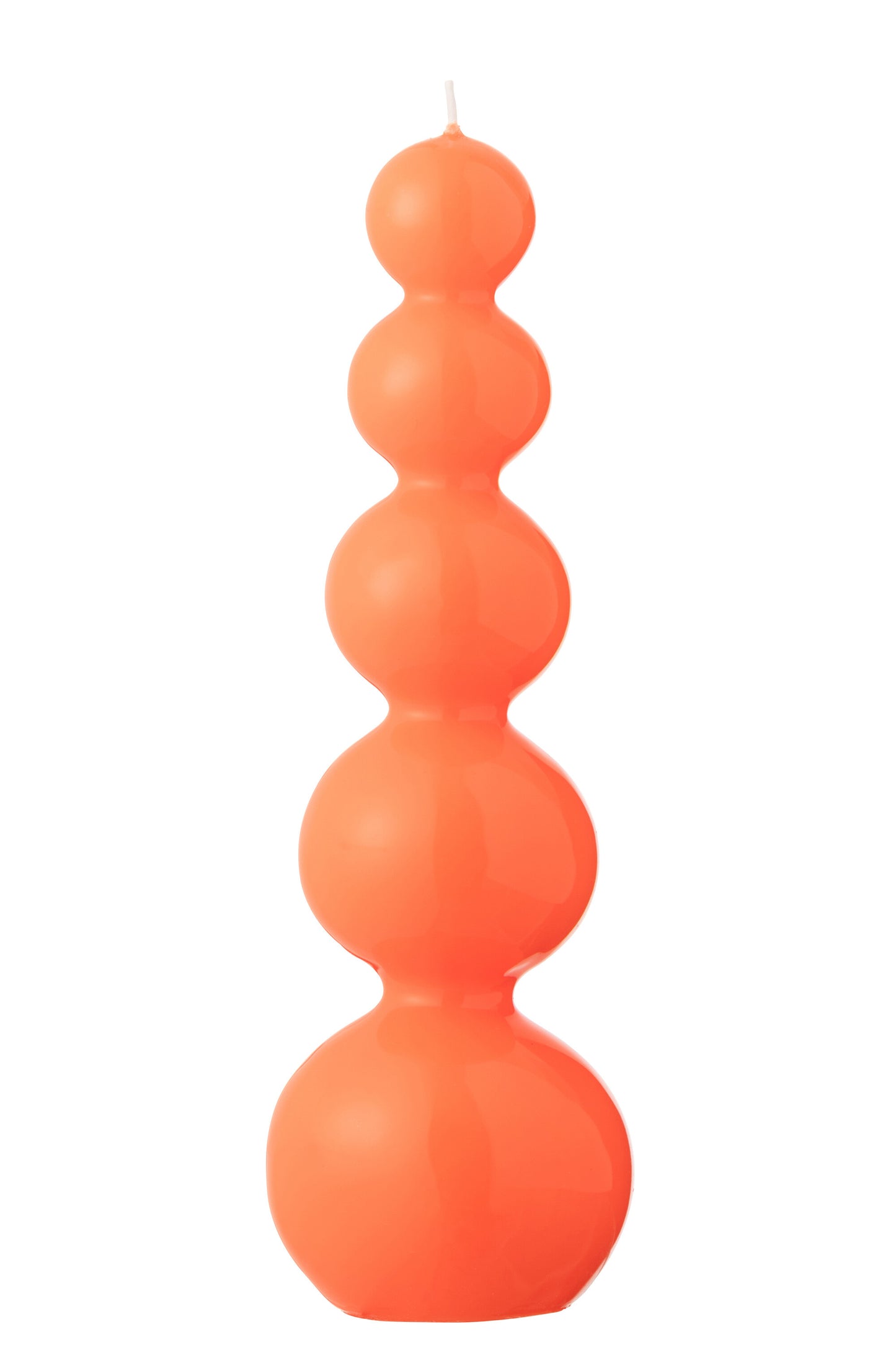 Vela Calabaza Roja Fluorescente - 25 Horas (50366)