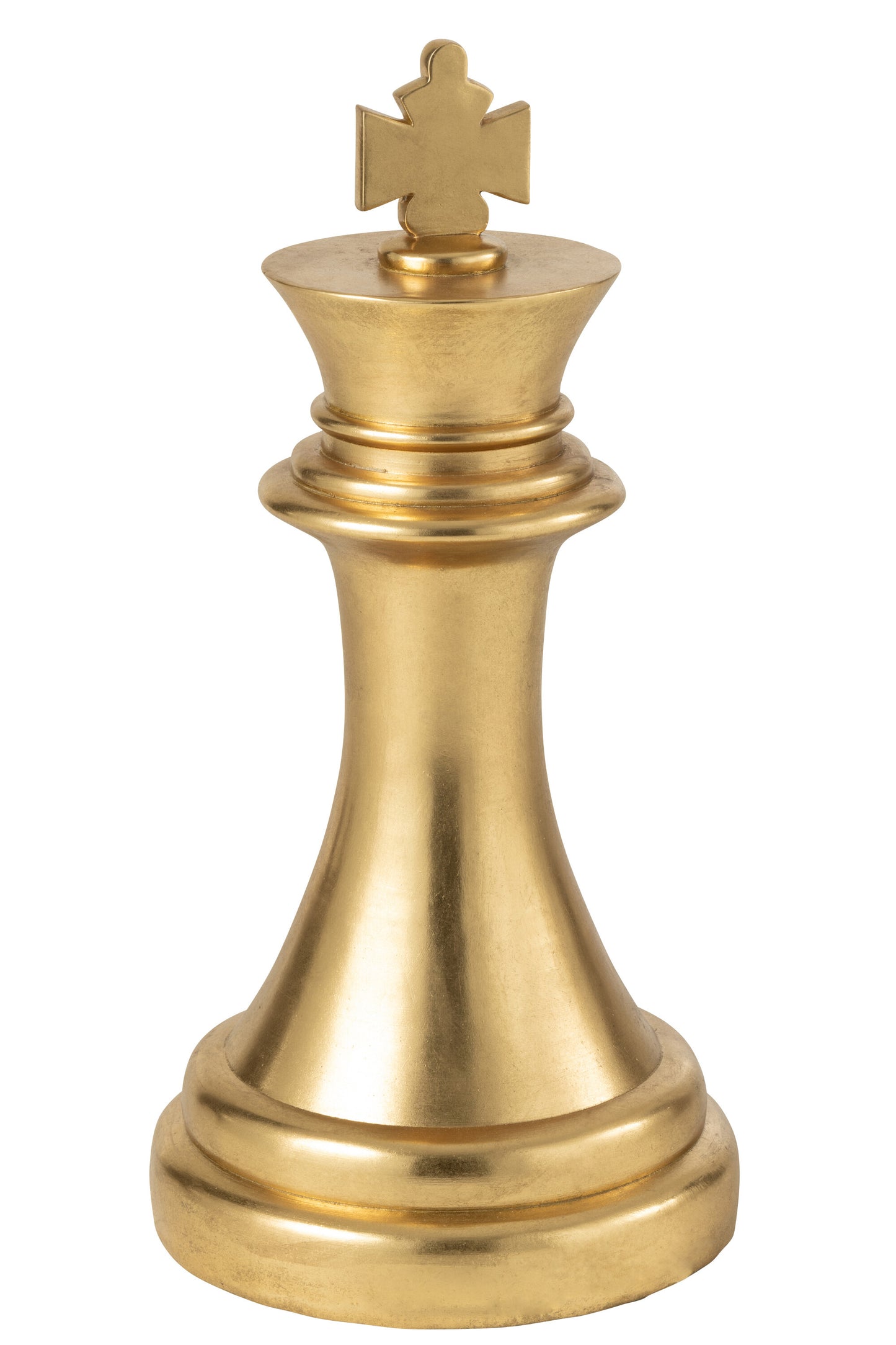 Pieza De Ajedrez Rey Poliresina Dorado (55310)