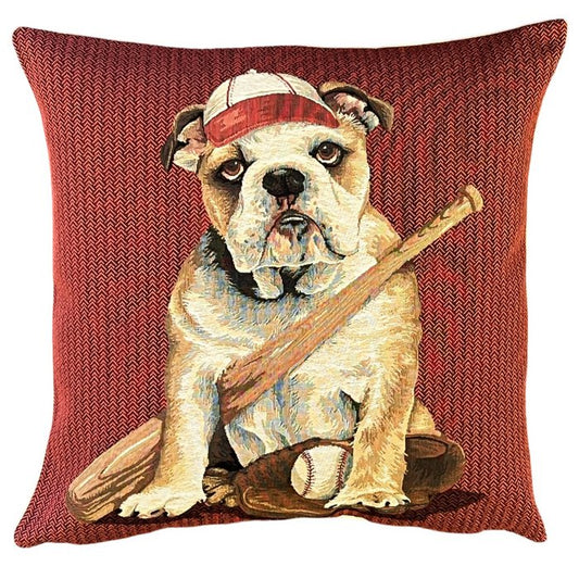 Cubierta de almohada de béisbol bulldog