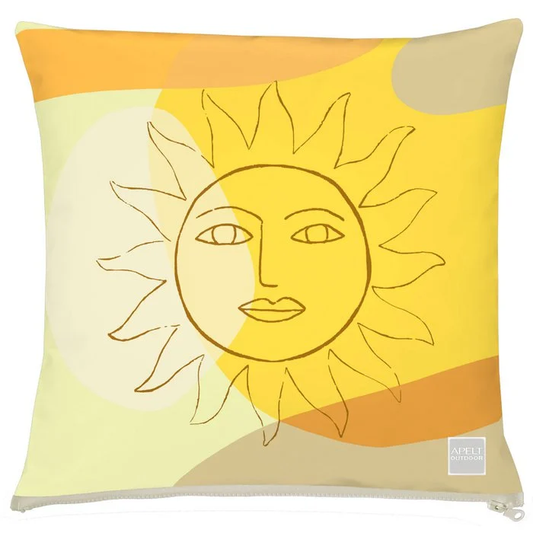cojín amarillo