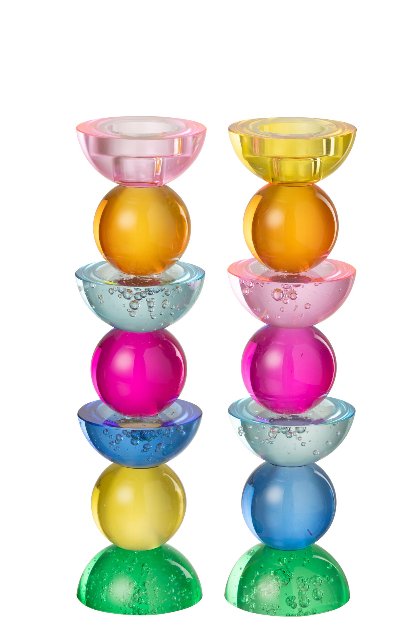 Candelabro Vidrio Multicolor Large (58114)