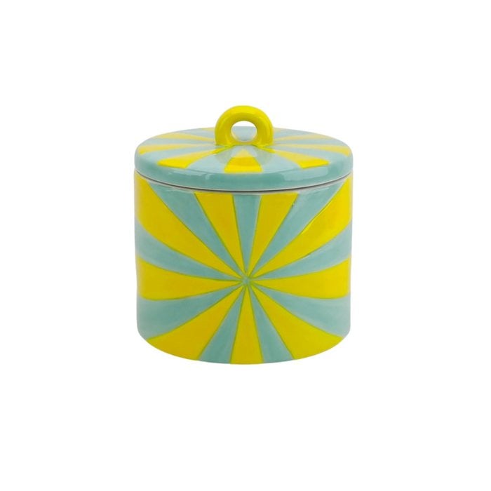 Deco Jar - Amarillo/Mint -