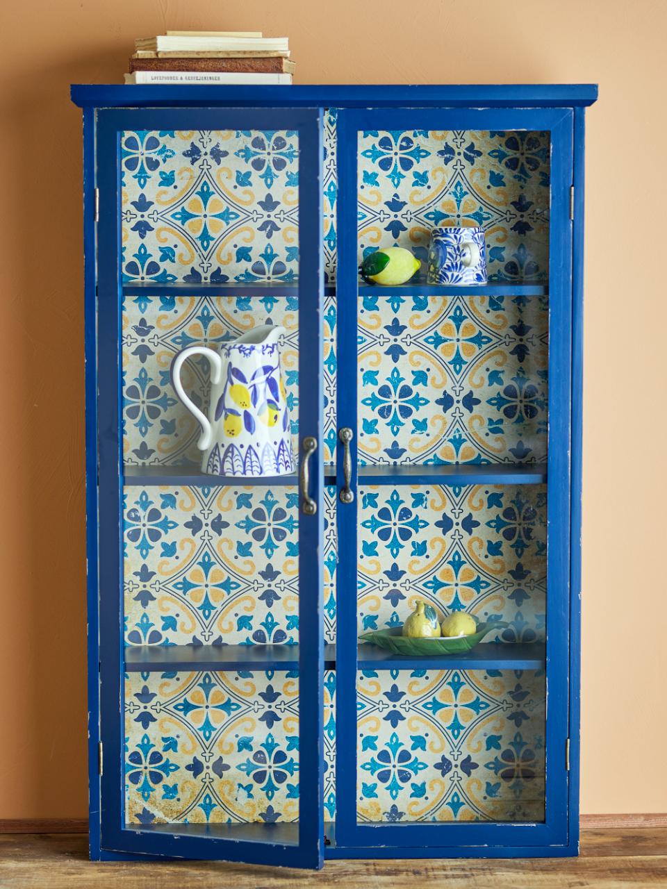 Gabinete Hazem, Azul, Madera de Abeto