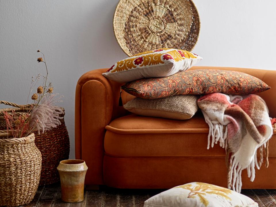 Malala Sofa, Brown, Polyester