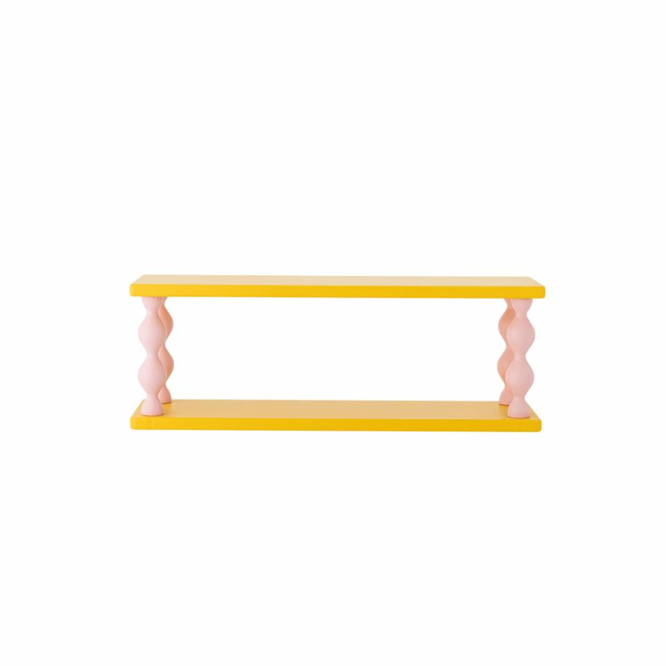 Estante Bibiola, Amarillo, MDF