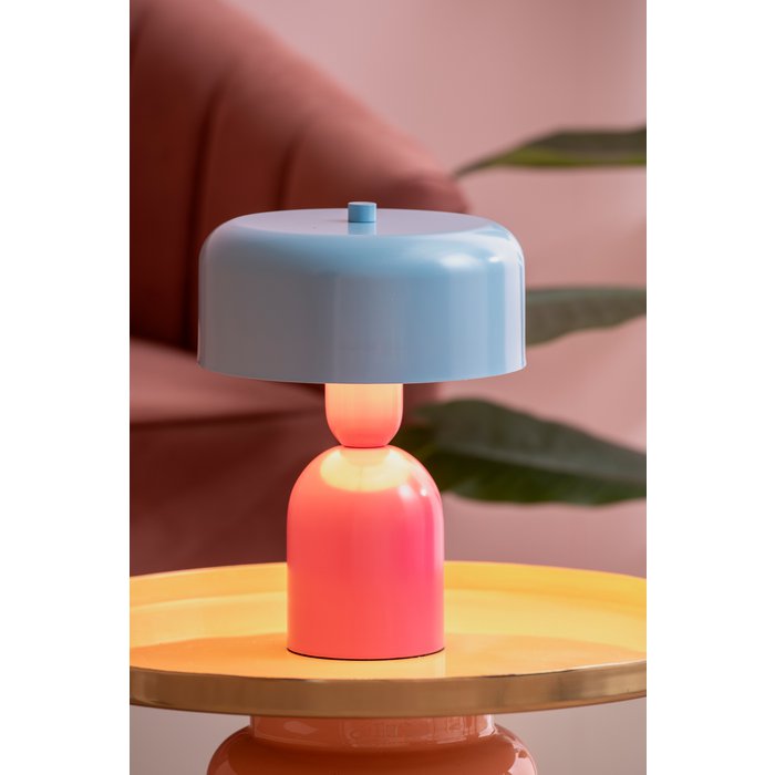 Lámpara de Mesa Doble Funky azul