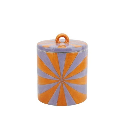 Deco Jar -Swirl - Dolomita - Naranja/LILAC