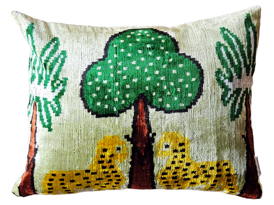 Silk Velvet Cushion V685