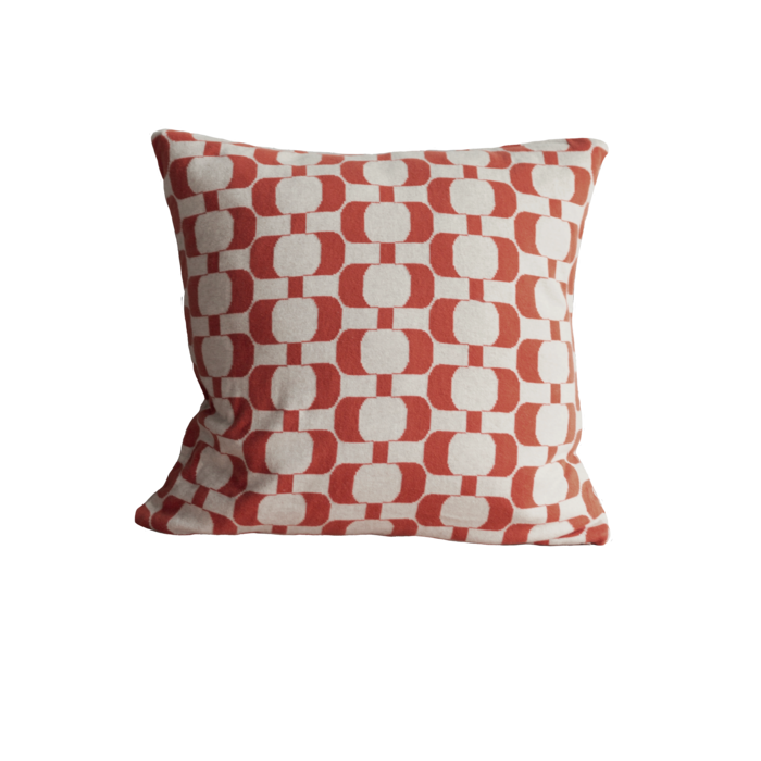 almohada Edith, algodón de punto de Jacquard suave