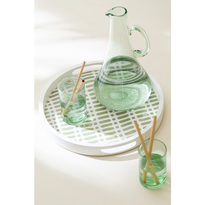 J-Line Lisboa Longdrink vaso - vaso - verde menta
