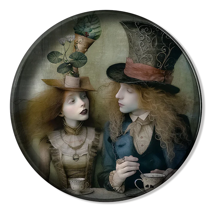 Metal Tray - Alisa - Alice and the Hatter - 30 cm