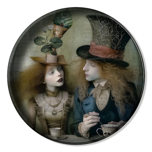 Metal Tray - Alisa - Alice and the Hatter - 30 cm