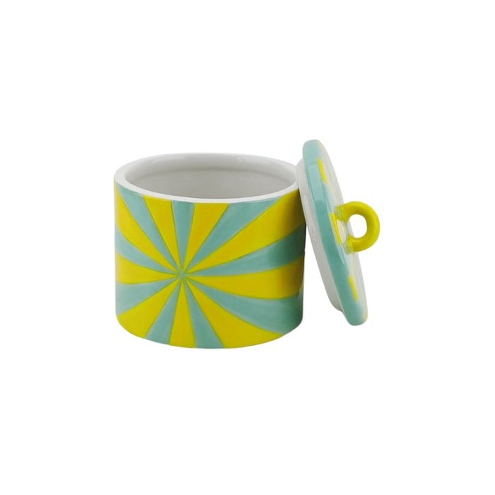 Deco Jar - Amarillo/Mint -