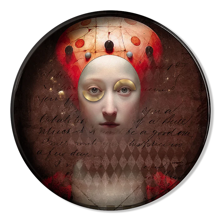 Metal Tray - Alisa - The Ancient Astronaut 2 - 30 cm